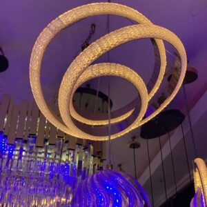 Modern Spiral LED Pendant Light
