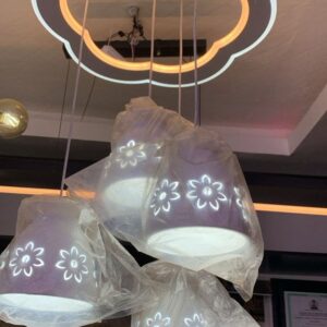 Morden Floral 4 in 1 pendant light