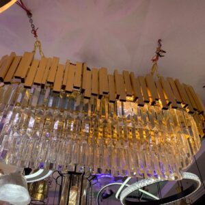 Rectangle Full crystal chandelier