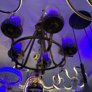 big cup chandelier (old money)