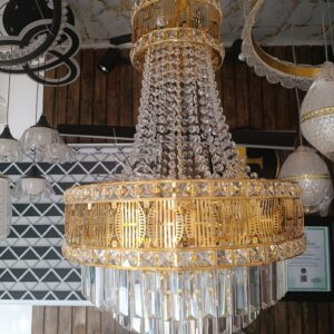 medium full crystal chandelier