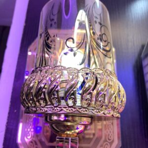 mirror and. glass wall bracket