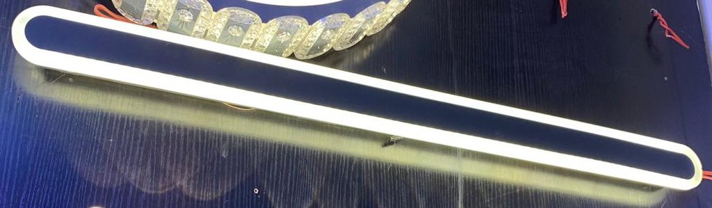 long fancy wall light