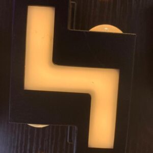 2 eye zigzag up and down wall lights