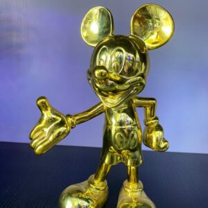 Gold Mickey Mouse Figurine
