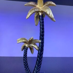Golden Palm Tree Sculpture