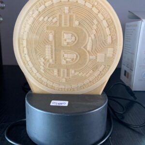 Bitcoin LED Table Lamp