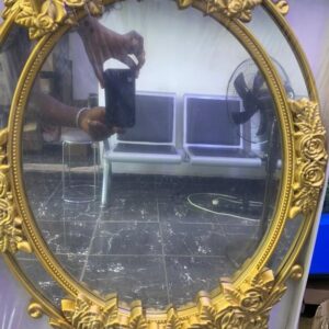 Ornate Oval Wall Mirror