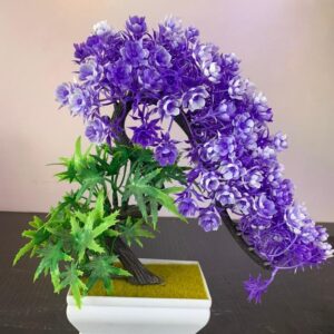 Artificial Wisteria Bonsai Plant
