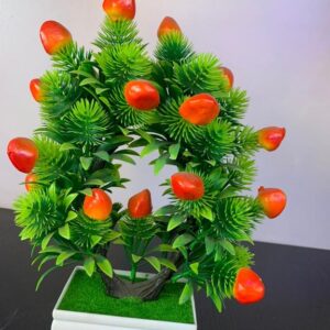 Artificial Decorative Plant with Red Berries