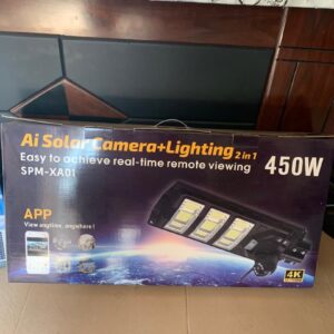 AI solar light with camera
